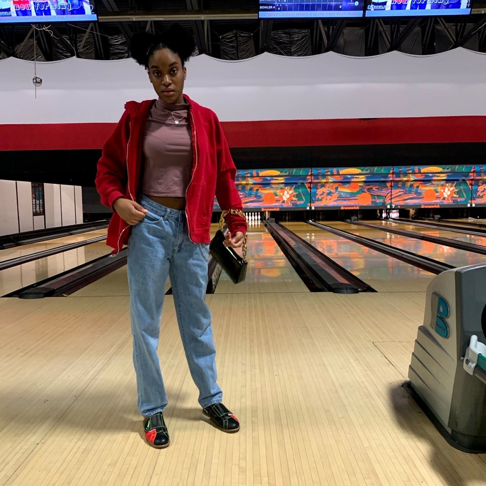 Blue Denim Mom Jeans